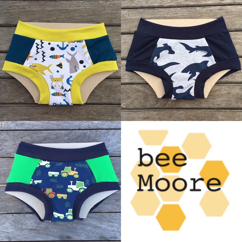 Mysterty bundle of 3 boys undies Collections bee Moore